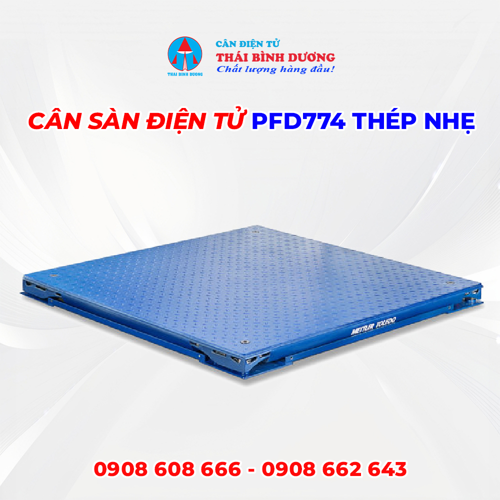 Cân Sàn Điện Tử PFD774 Thép Nhẹ